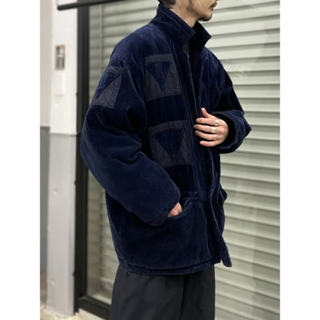 1980's "NAFNAF" Wide wale corduroy padding jacket