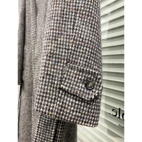 1980's ENGLAND MADE Pure New Wool Balmacaan Coat
