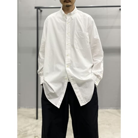 1990's-2000's "Ralph Lauren" White embroidery design button-down shirt