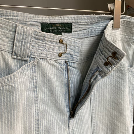 2000's "LAUREN JEANS" Wide silhouette denim sailor pants