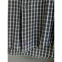 2000's "BILL BLASS" Linen × Cotton plaid pattern long sleeve shirt