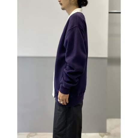 1990's "RUSSELL ATHLETIC" HIGH COTTON sweat cardigan