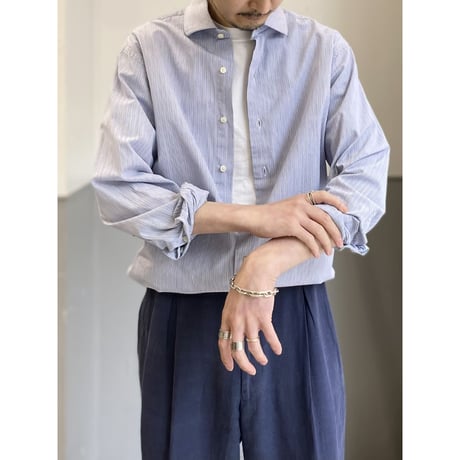 ”Brooks Brothers" USA MADE Egyptian Cotton Striped Shirt
