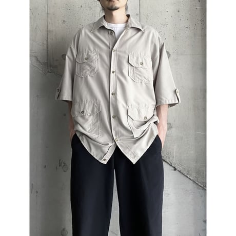 1990's-2000's 4pocket design short sleeve shirt