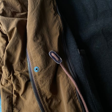 1990's "DUNHILL" PORTUGAL made cotton shell 4pocket jacket with wool liner
