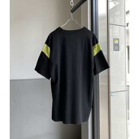 1990's Black × Yellow two-tone color Tee
