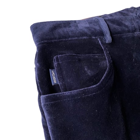 1990's "LAUREN" Cotton velour fabric 5pocket pants