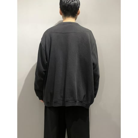 1990's Black color sweat cardigan