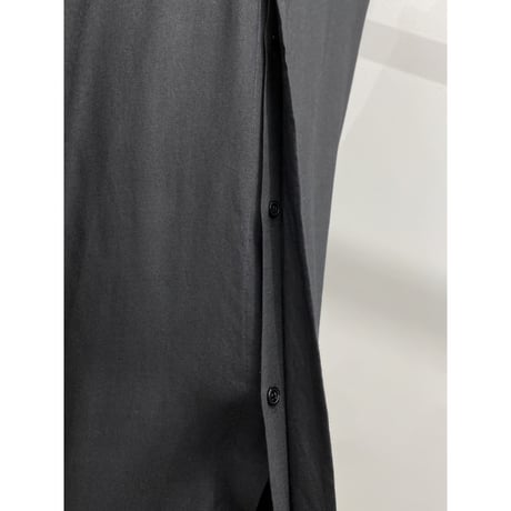 1980's-1990's Asymmetrical design rayon shirt