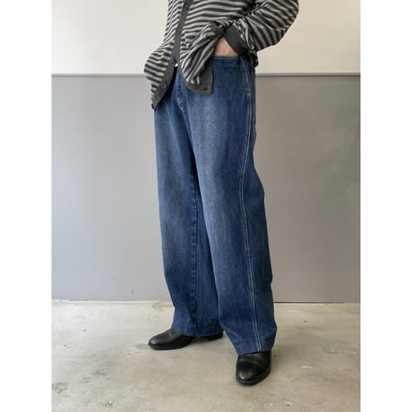2000's〜Wide silhouette 5pocket denim pants