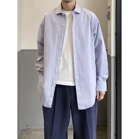 ”Brooks Brothers" USA MADE Egyptian Cotton Striped Shirt