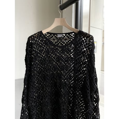 1990's Cotton Crochet pullover knit