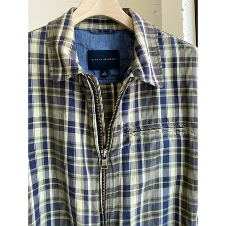2000's "BANANA REPUBLIC" Linen × Cotton Fabric Sports Jacket