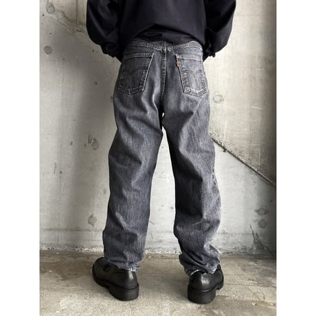1990's "Levi's" BELGIUM made black denim pants
