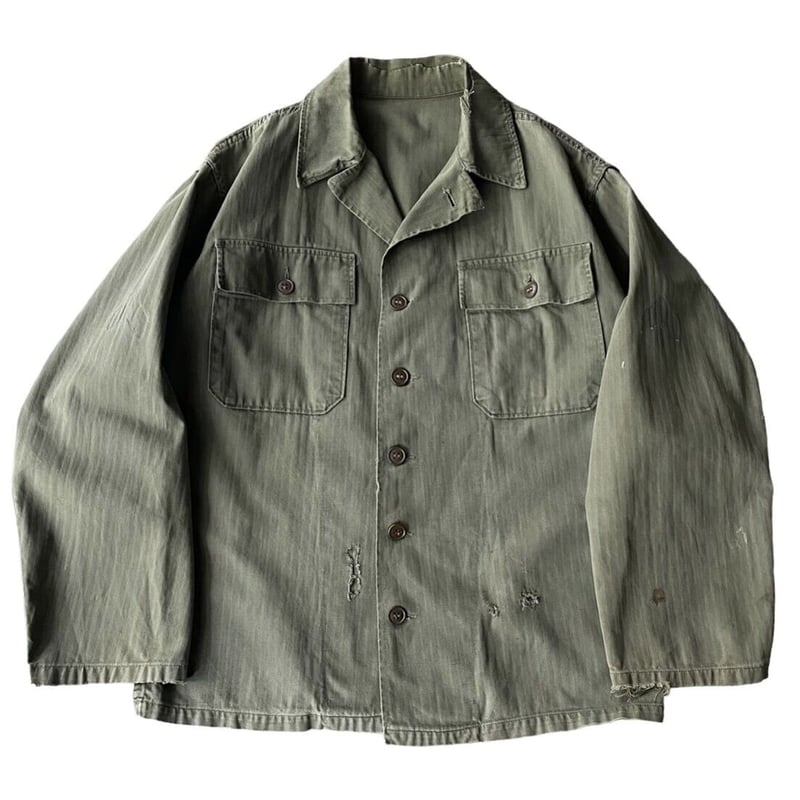 1940's-1950's U.S.ARMY M-47 HBT utility shirt |