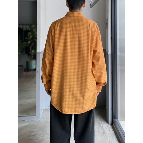 1990's "Paul Stuart" plaid patterned cotton shirt