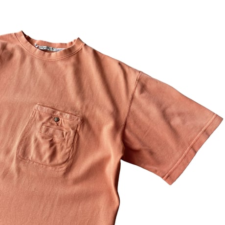 1980's-1990's "BUGLE BOY" seed stitch plain pocket Tee