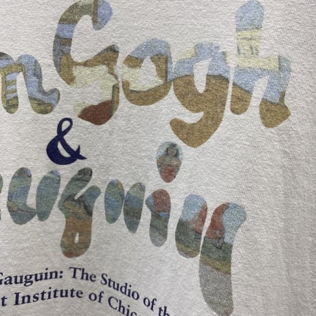 2000's "Van Gogh & Gauguin" The Art Institute of Chicago Printed Tee