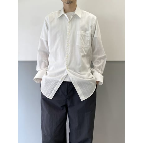 1980's "Yves Saint Laurent" Striped dress shirt
