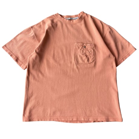 1980's-1990's "BUGLE BOY" seed stitch plain pocket Tee