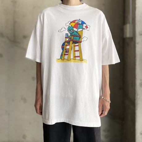 1990's "GTE VISA"  × "ANIMAL HOUSE" printed Tee