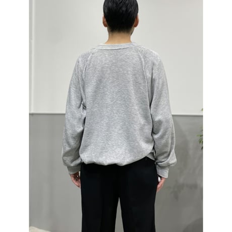 1990's Wide & Short silhouette raglan sleeve sweat shirt