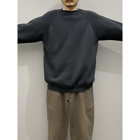 1990's "Hanes" Raglan sleeve blank sweat shirt