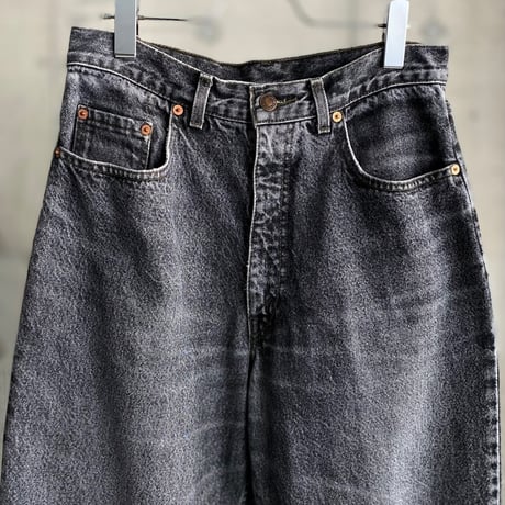 1990's "Levi's" BELGIUM made black denim pants