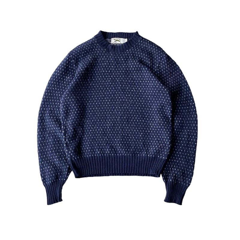 JCPenney The Fox Sweater ネイビー M JC Penney」「The fox Sweater」ネイビー カーディガン - 古着屋