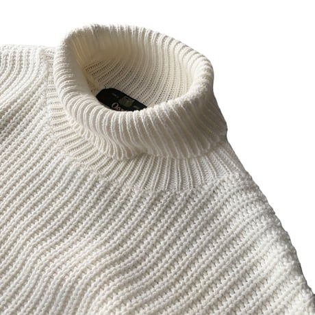 1990's "ORVIS" Turtle necked cotton knit sweater