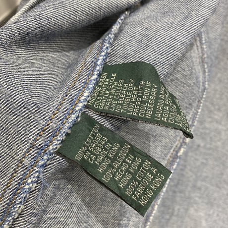 2000's "LAUREN JEANS CO." Pleated Denim Jacket (SEARS STYLE)