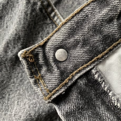 1990's "Levi's" BELGIUM made black denim pants