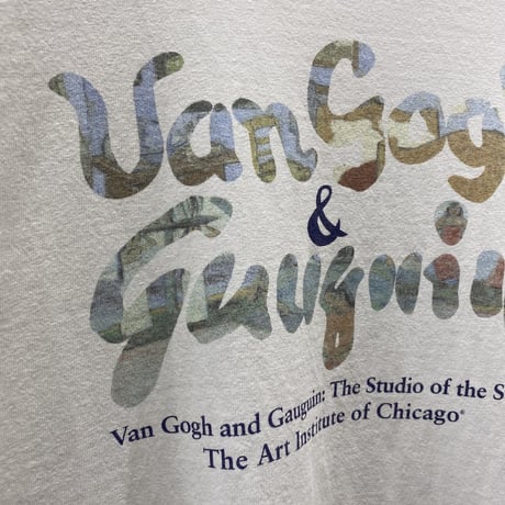 2000's "Van Gogh & Gauguin" The Art Institute of Chicago Printed Tee