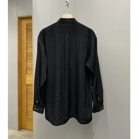 1980's-1990's "Yves Saint Laurent" All pattern long sleeve shirt