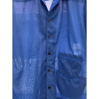 1960's〜 "Brittons" Switching fabric design short sleeve shirt