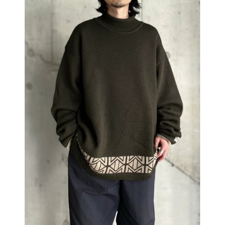 1990's-2000's "THE NORTH FACE" Rollneck wool knit sweater