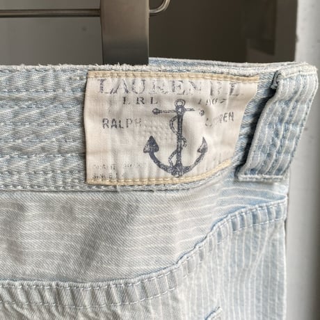 2000's "LAUREN JEANS" Wide silhouette denim sailor pants