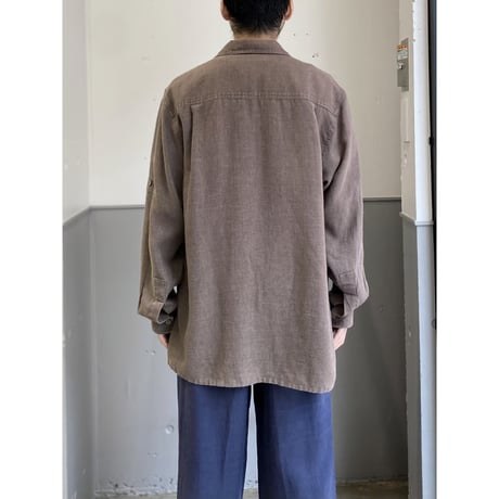 1990's "Tilley Endurables" Hemp blend long sleeve shirt