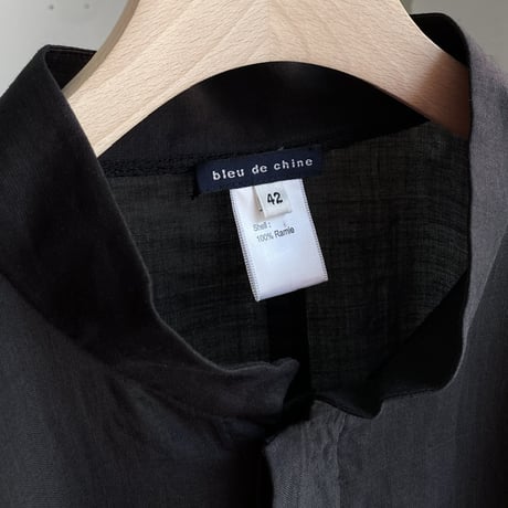 "Bleu de Chine" Ramie fabric 3pocket shirt