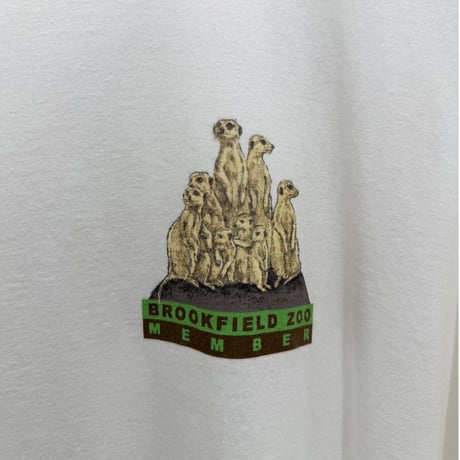 2000's "BROOKFIELD ZOO" MEERKAT Printed Tee
