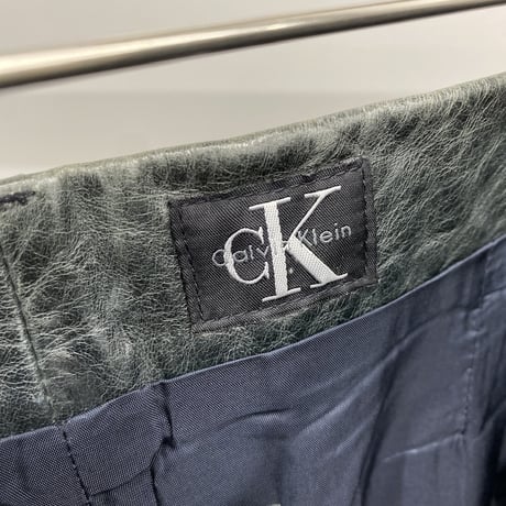 1990's-2000's "Calvin Klein" Leather Pants