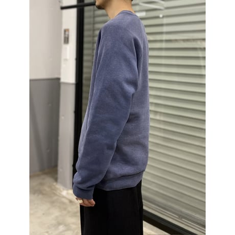 1990's EURO "FRUIT OF THE LOOM" Sun faded sweat shirt (NVY)