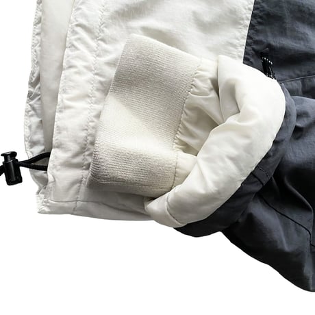 2000's "JCREW" 2tone color nylon shell jacket