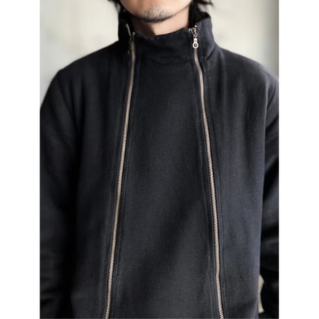 2000's Dual zip design cotton long jacket