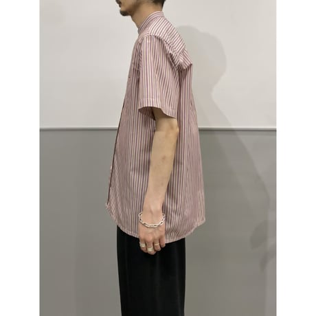 1970's-Early 1980's "LANVIN PARIS" FRANCE MADE Striped short sleeve shirt