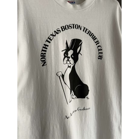 Late 1990's-2000's "NORTH TEXAS BOSTON TERRIER CLUB" Printed Tee