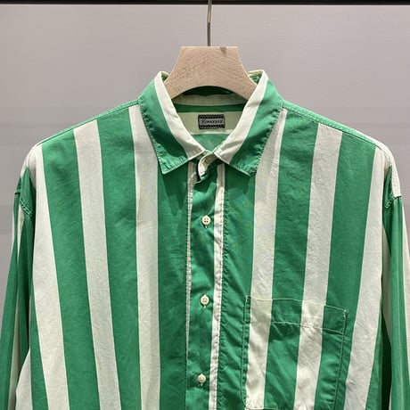 1990's "BONEVILLE" Long sleeve striped shirt