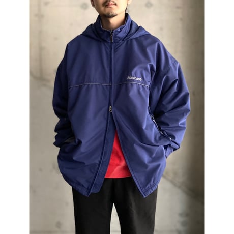 2000's "Microsoft" Embroidery logo design 2tone color jacket