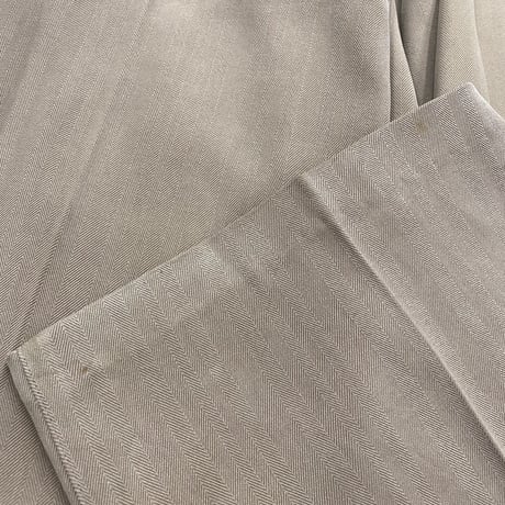 2000's Silk fabric 2tuck slacks pants