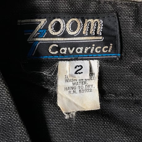 1980's Cotton fabric hook vest